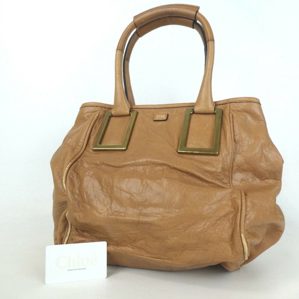 Authentic Chloe Women Shoulder Bag Etel Handbag Br - Picture 6 of 8